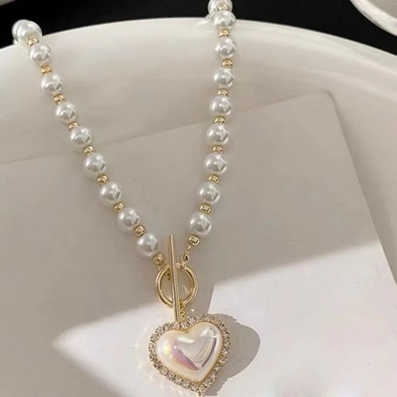 New Vintage Imitation Pearl Ch - Pearl Choker Necklace Vintage 评论和价格