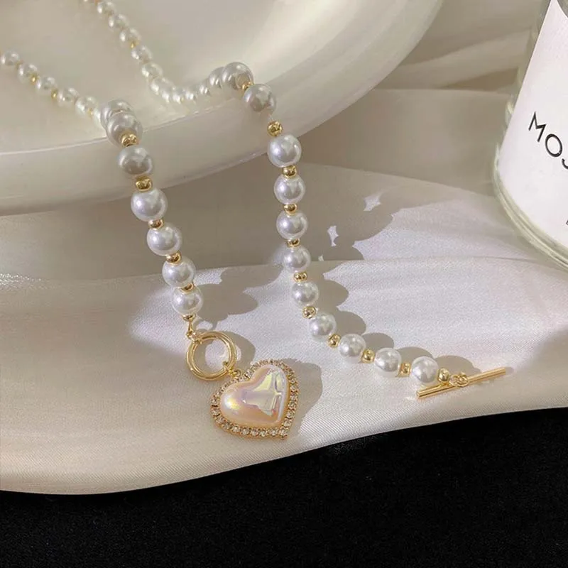 New Vintage Imitation Pearl Ch - Pearl Choker Necklace Vintage 评论和价格