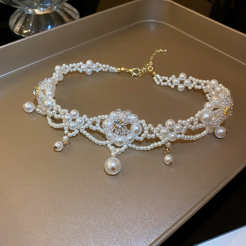 Luxury Vintage Pearl Choker Ne - Pearl Choker Necklace Vintage 评论和价格